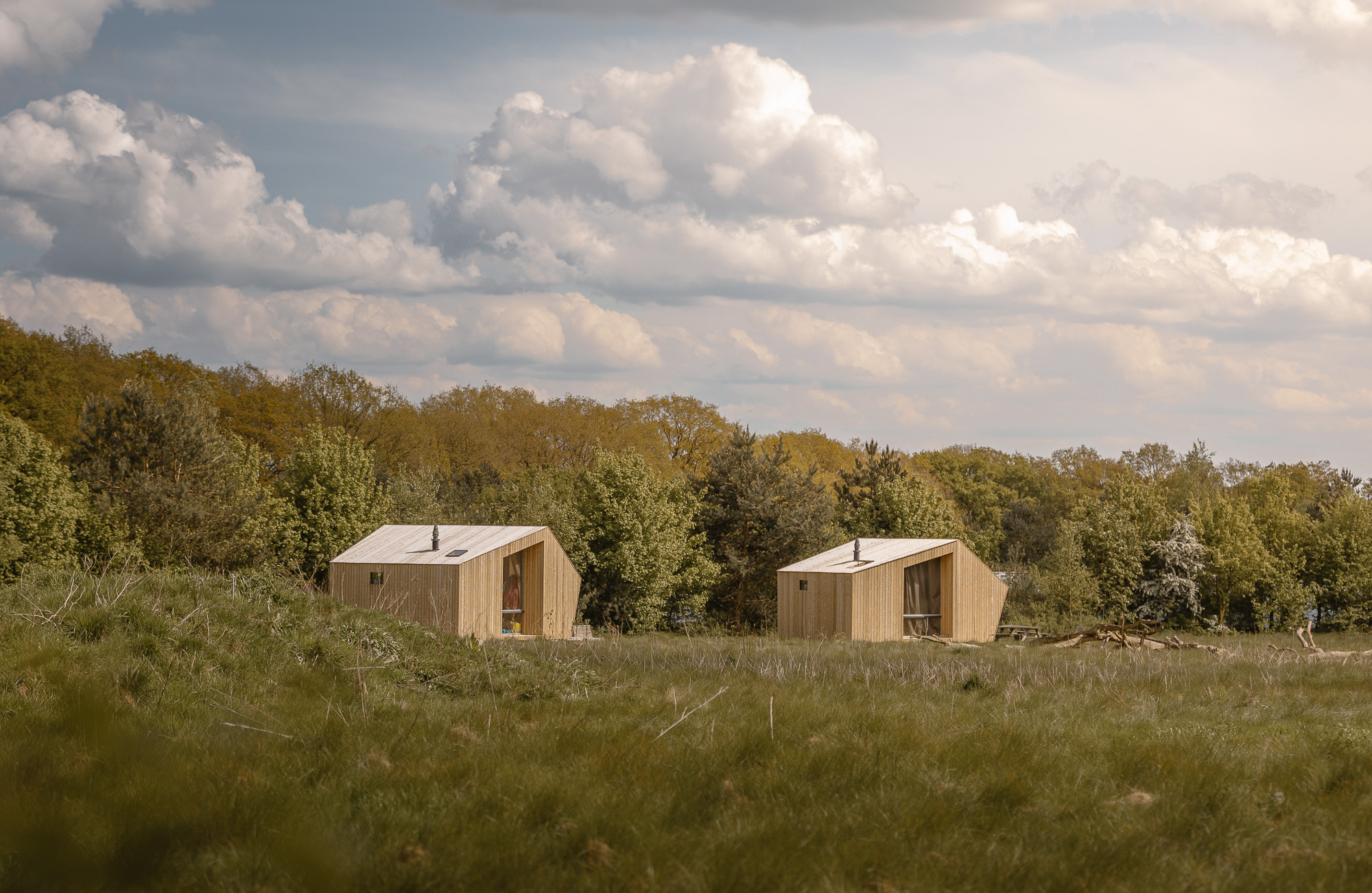 Ligging Trek-in natuurhuisje bij Lemeler Esch natuurcamping