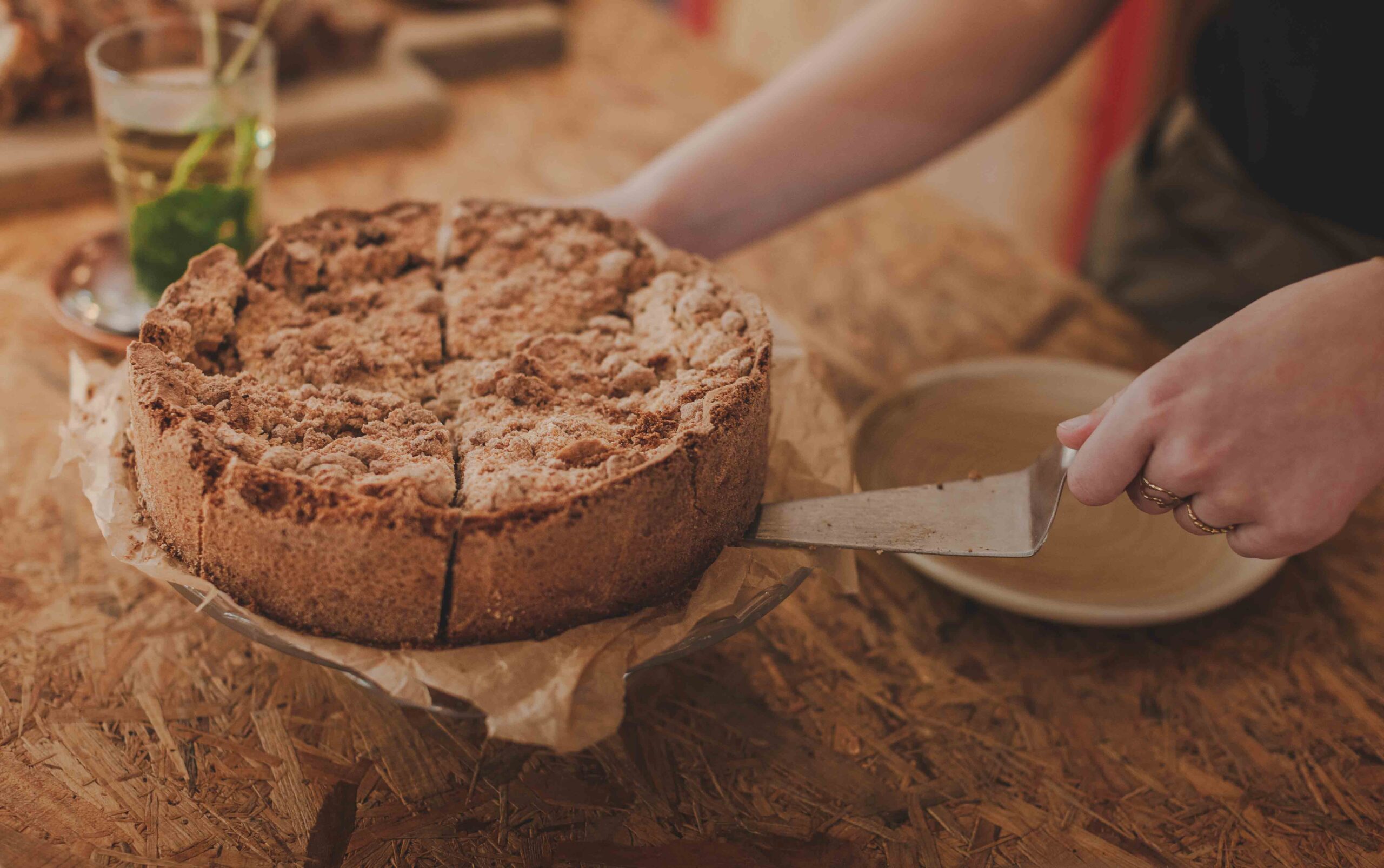 Huisgemaakte appeltaart van Boscafé Lemeler Esch
