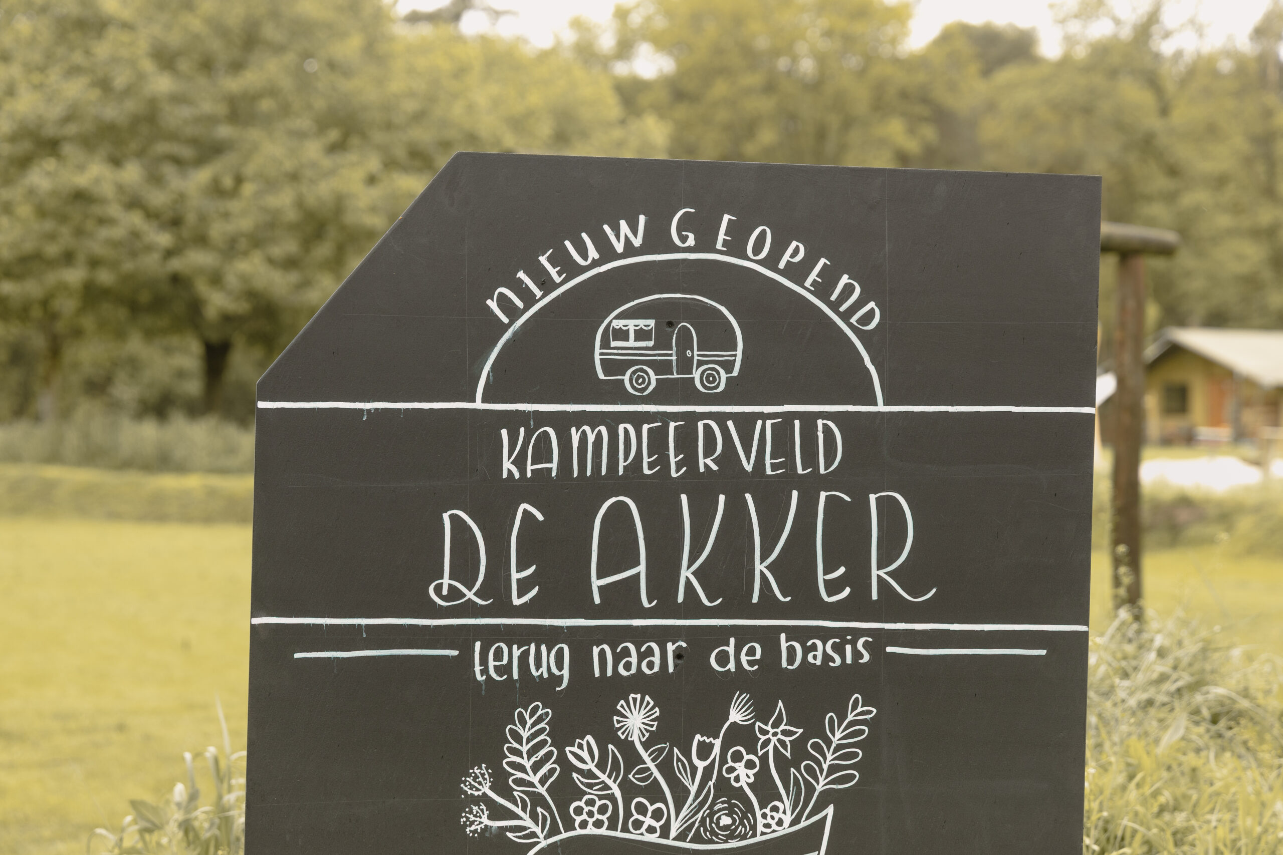 Kampeerveld Akker nieuw geopend bij natuurcamping Lemeler Esch