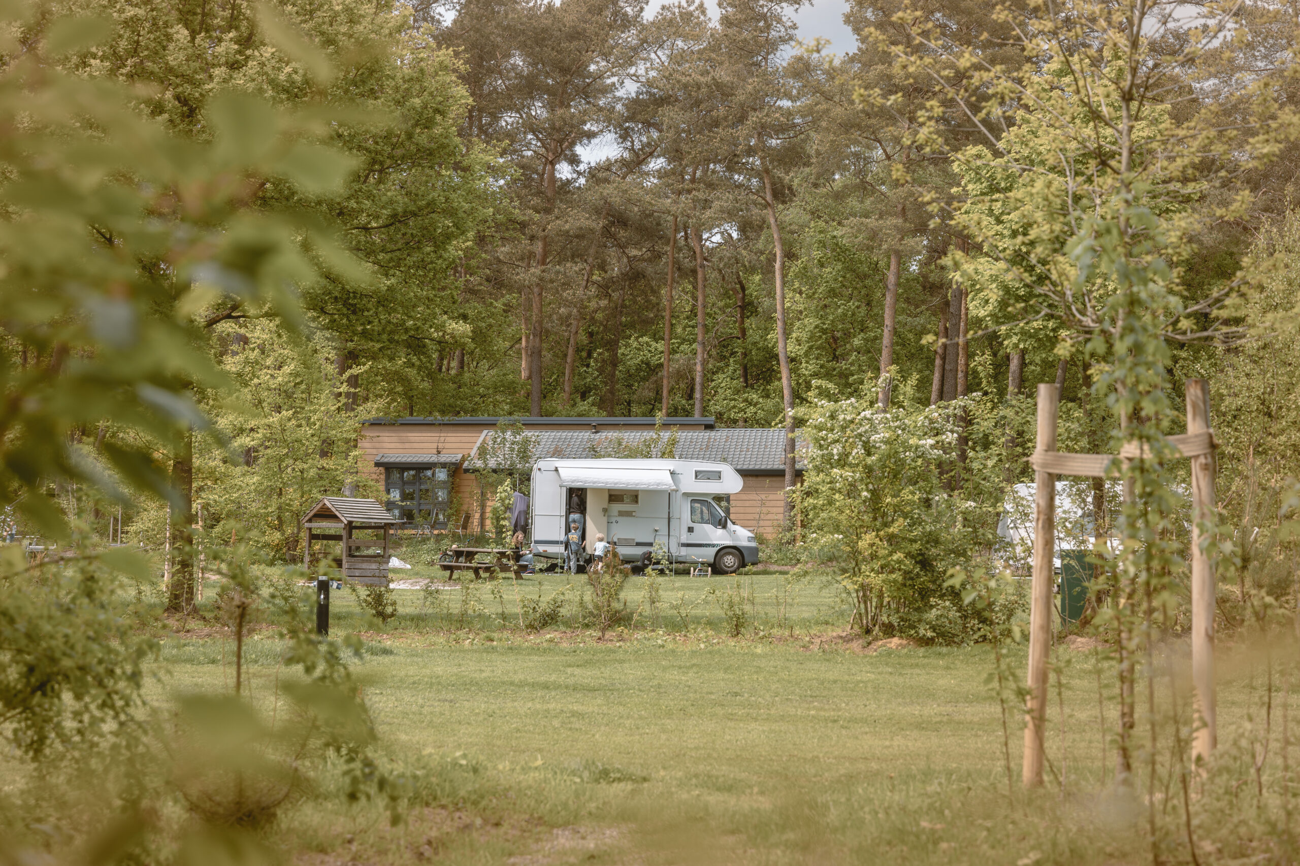 Kamperen op kampeerveld Archemerheide bij natuurcamping Lemeler Esch