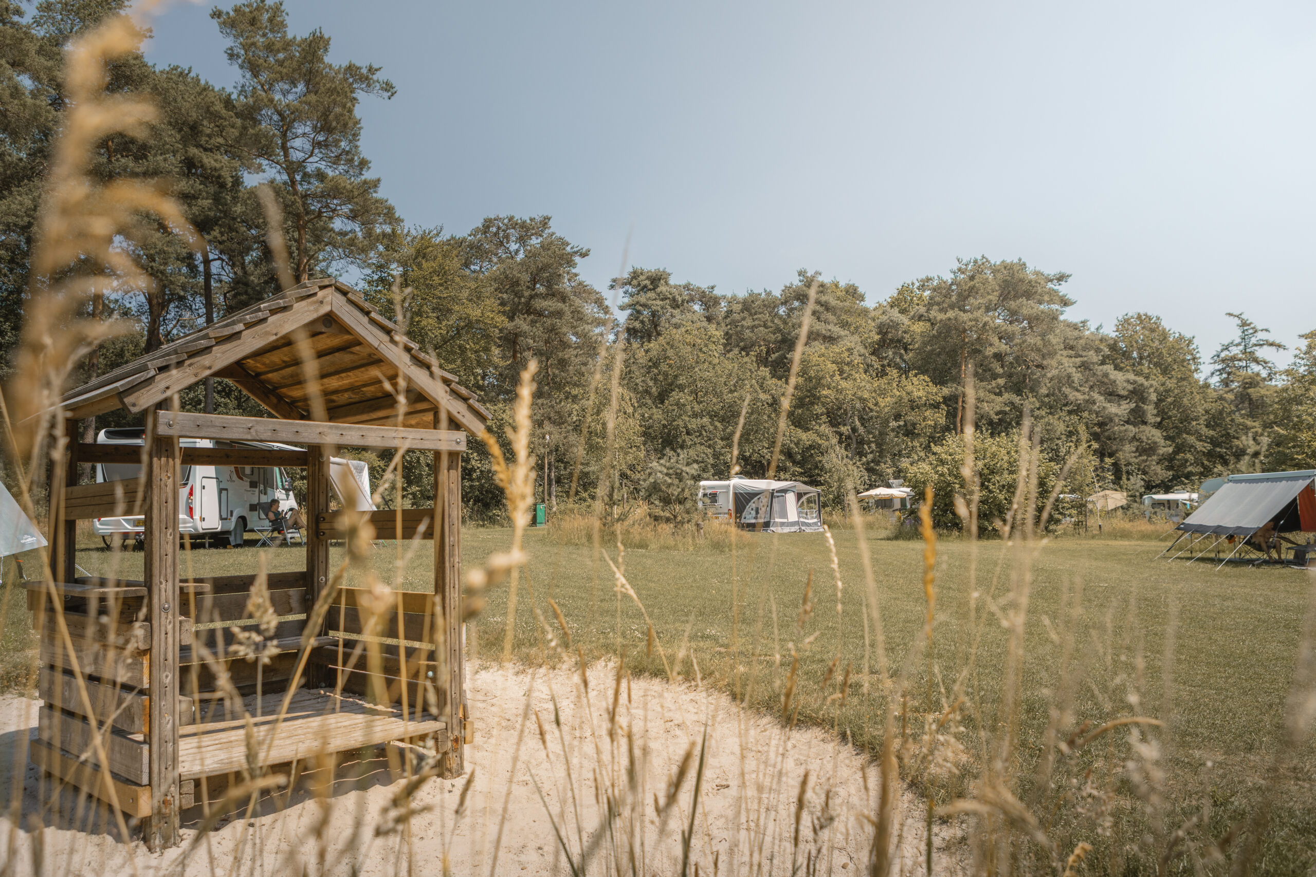 Kamperen op de Archemerheide bij natuurcamping Lemeler Esch